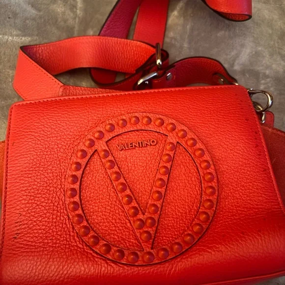 Valentino Red Leather Women's Bag - Picture 2 of 8